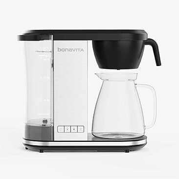 Enthusiast 8-Cup Drip Coffee Brewer with Glass Carafe Stainless - BVC2201GS